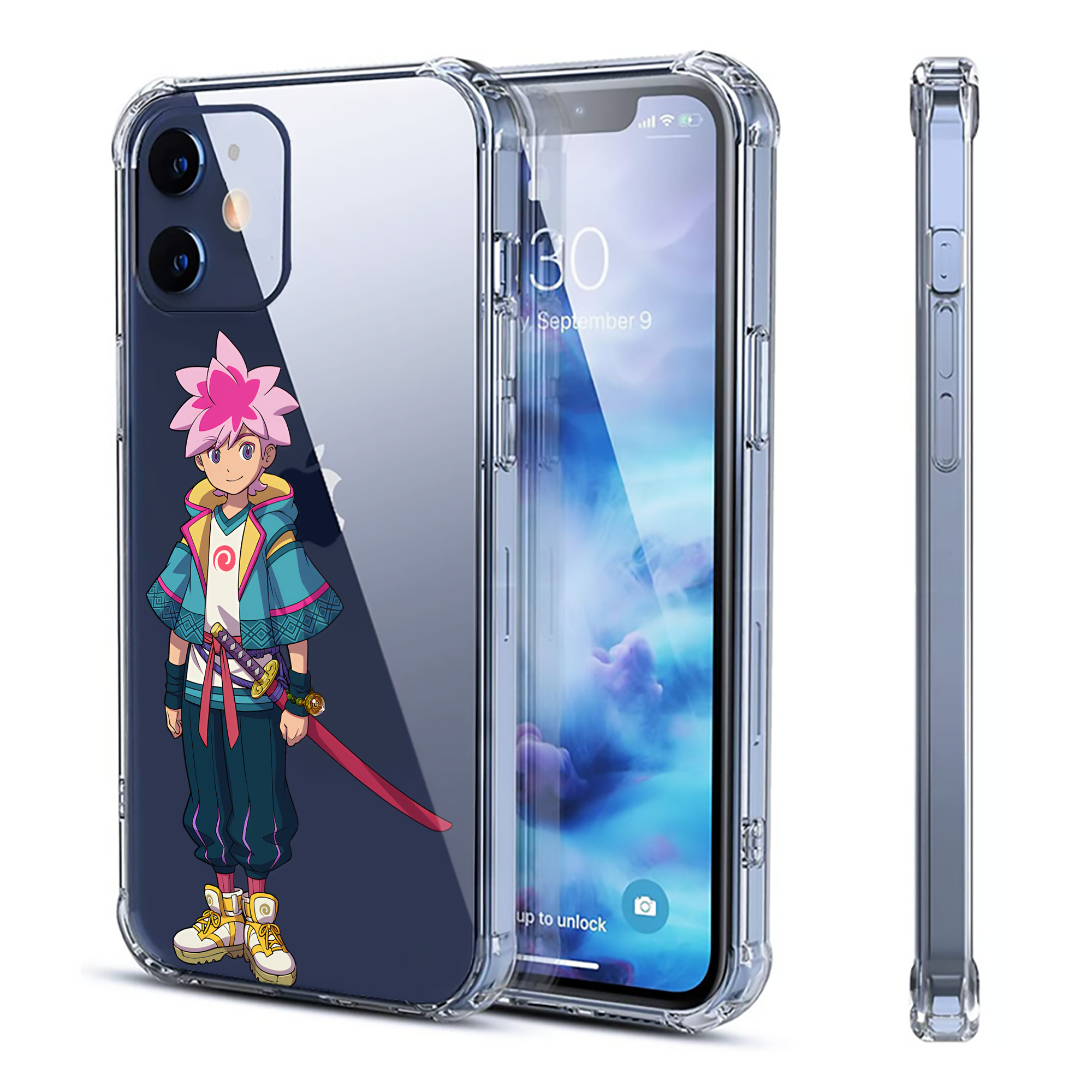 （画像用） 妖怪ウォッチ Yo-kai Watch 【iPhone 12シリーズ対応】透明スマホケース（クリアソフトケース）